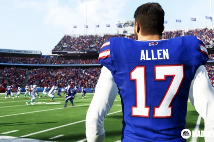 FootballR - NFL - Madden Bowl -Madden 24 -Screenshot mit QB-Sliding-Technik.