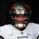 NFL, American Football Herren, USA Preseason-Tampa Bay Buccaneers at New York Jets Aug 19, 2023 East Rutherford, New Jersey, USA Tampa Bay Buccaneers quarterback Baker Mayfield 6 waits in the tunnel before the start of the first half against the New York Jets at MetLife Stadium. East Rutherford MetLife Stadium New Jersey USA, EDITORIAL USE ONLY PUBLICATIONxINxGERxSUIxAUTxONLY Copyright: xEdxMulhollandx 20230819_tbs_se8_068