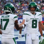 FootballR - NFL - Monday Night Football - NFL-Spiel New York Jets mit Aaron Rodgers.