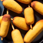 FootballR - NFL - Corndogs mit Dip-Sauce.