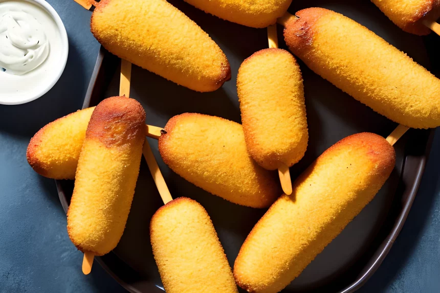 FootballR - NFL - Corndogs mit Dip-Sauce.
