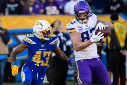 FootballR - NFL - Minnesota Vikings gegen LA Chargers. (Stichwörter: Minnesota Vikings, Los Angeles Chargers)