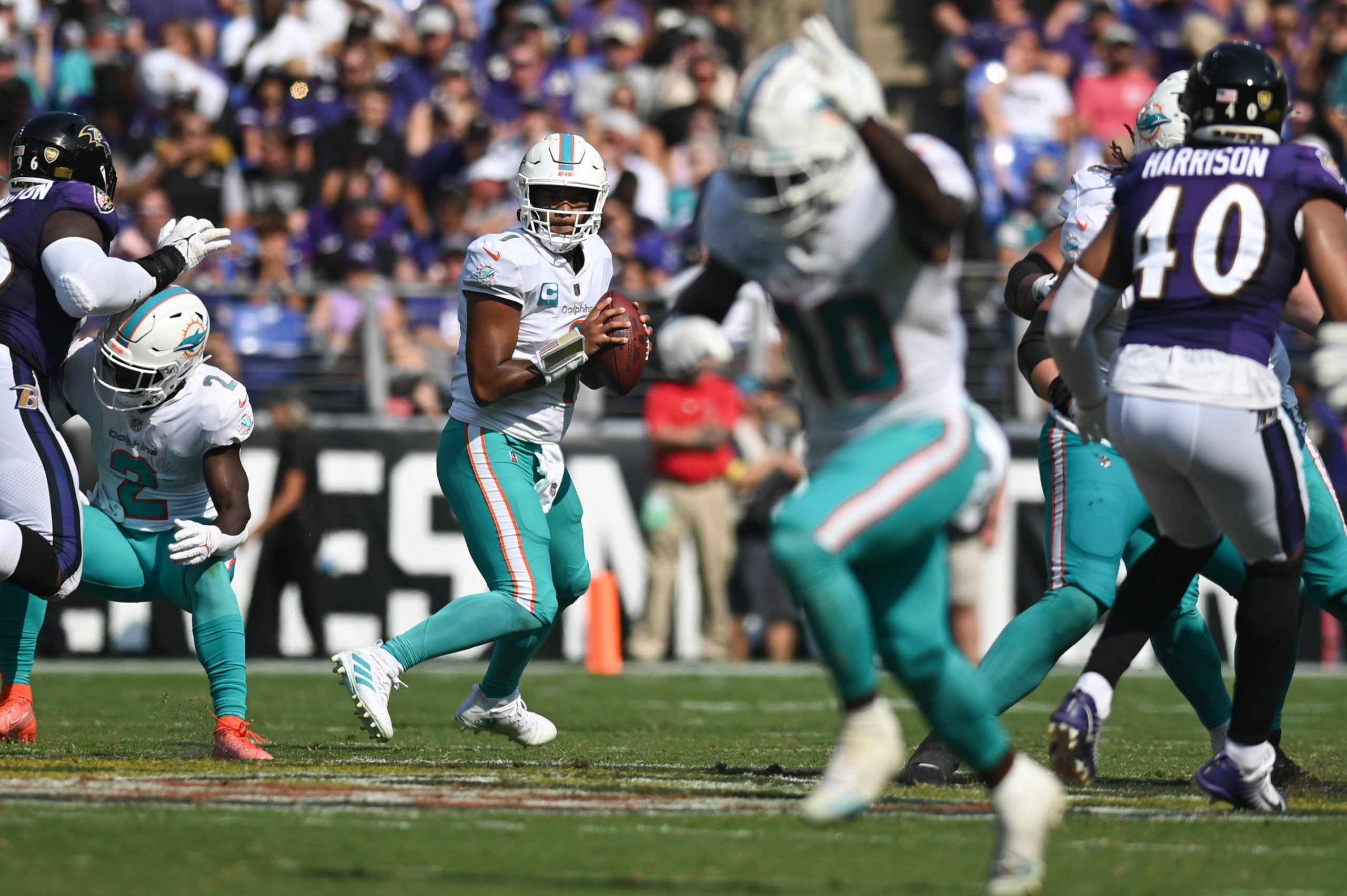 FootballR - NFL - Showdown in Miami - Miami Dolphins spielen im MVP-Rennen gegen Baltimore Ravens.