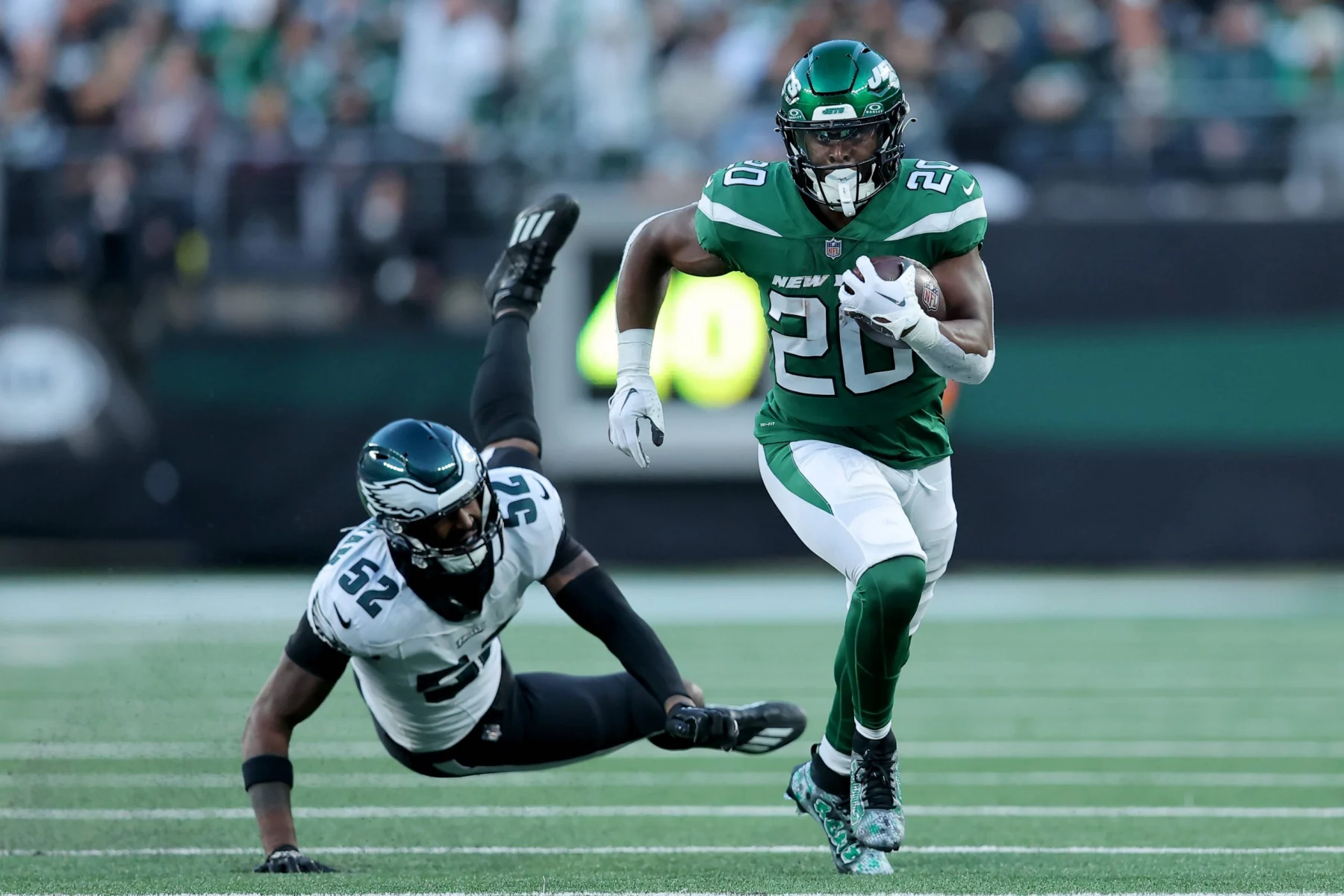 FootballR - Free Agency 2026 - New York Jets Runningback Breece Hall.