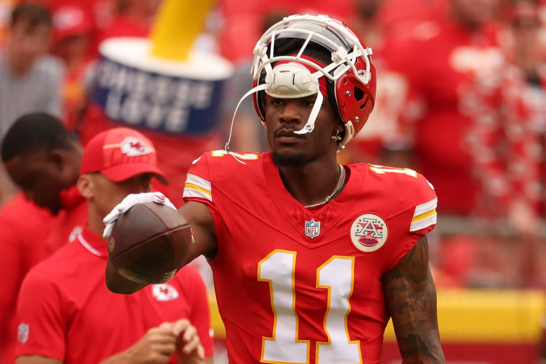 Chiefs Receiver Marquez Valdes-Scantling freut sich gar nicht auf das Spiel in Deutschland