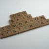FootballR - NFL - Scrabble-Kacheln mit der Aufschrift „Du hast heute morgen gesagt“.