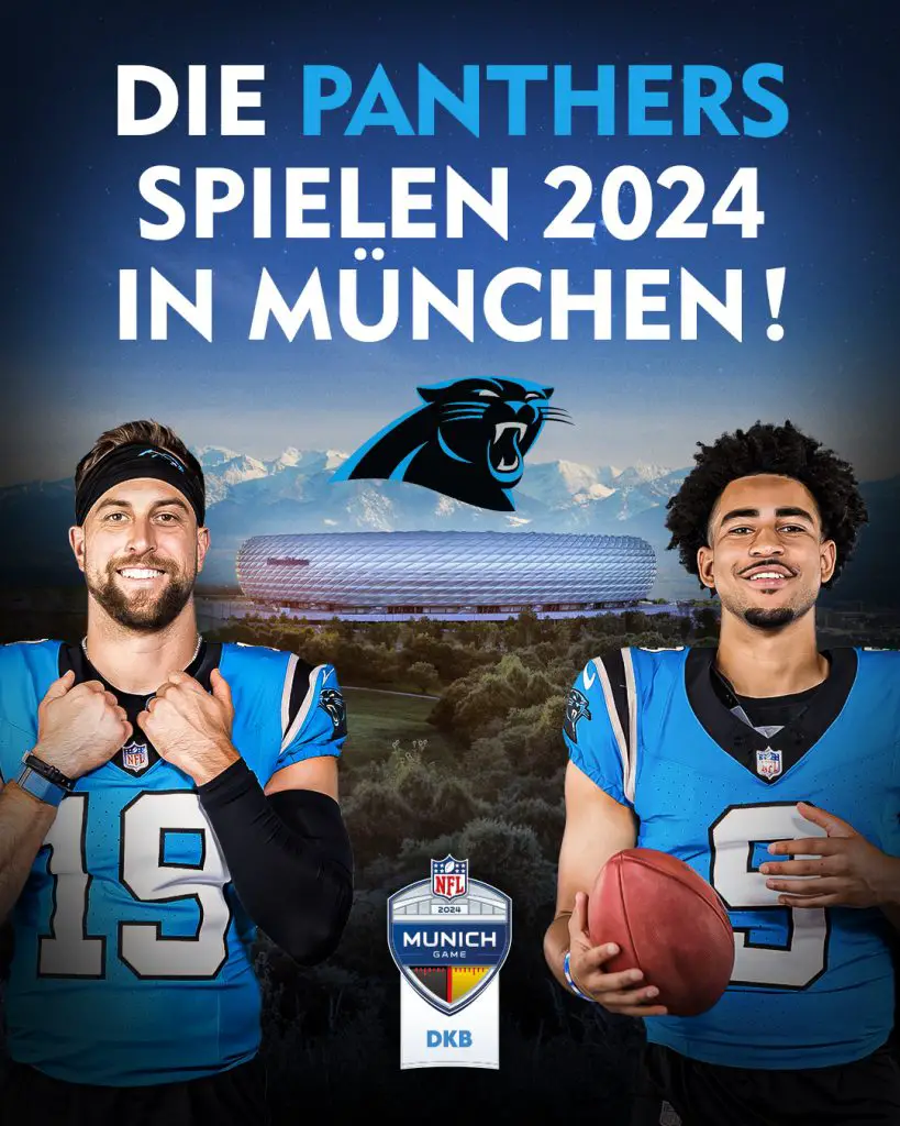 FootballR - NFL - Carolina Panthers NFL 2020 in München.