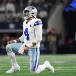FootballR - 7 NFL Quarterbacks - Diese Beschreibung wurde automatisch generiert. Dallas Cowboys Quarterback Dallas Cowboys Quarterback Dallas Cowboys Quarterback Dallas Cowboy.