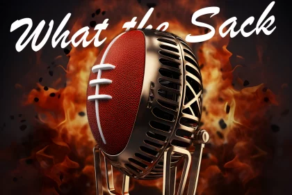 FootballR - NFL - Super Bowl und Las Vegas - Diese Beschreibung wurde automatisch generiert. Erleben Sie den spannenden Sack-Dean-Football-Podcast in Las Vegas, pünktlich zur Super Bowl-Saison!