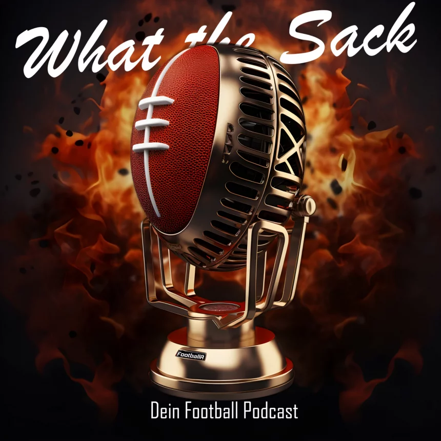 FootballR - NFL - Super Bowl und Las Vegas - Diese Beschreibung wurde automatisch generiert. Erleben Sie den spannenden Sack-Dean-Football-Podcast in Las Vegas, pünktlich zur Super Bowl-Saison!