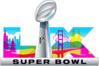 Das Super Bowl LX Logo