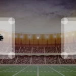 Eine Gamecard Grafik fuer das Spiel zwischen den Speedfit Vienna Knights und AFC Vienna Vikings am 30.05.26. die zwei Teamlogos stehen sich in einem Stadion mit vielen Zuschauern gegenueber.