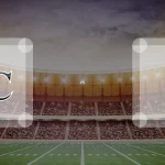 Eine Gamecard Grafik fuer das Spiel zwischen den Allgäu Comets und Pforzheim Wilddogs am 27.06.26. die zwei Teamlogos stehen sich in einem Stadion mit vielen Zuschauern gegenueber.