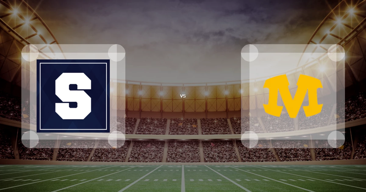 Eine Gamecard Grafik fuer das Spiel zwischen den Straubing Spiders und Munich Cowboys am 22.08.26. die zwei Teamlogos stehen sich in einem Stadion mit vielen Zuschauern gegenueber.