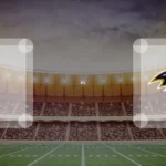 Eine Gamecard Grafik fuer das Spiel zwischen den Philadelphia Eagles und Baltimore Ravens am 16.08.26. die zwei Teamlogos stehen sich in einem Stadion mit vielen Zuschauern gegenueber.