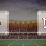 Eine Gamecard Grafik fuer das Spiel zwischen den New Orleans Saints und New York Giants am 18.10.26. die zwei Teamlogos stehen sich in einem Stadion mit vielen Zuschauern gegenueber.