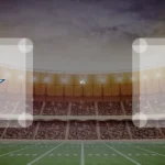 Eine Gamecard Grafik fuer das Spiel zwischen den Dallas Cowboys und Philadelphia Eagles am 27.10.26. die zwei Teamlogos stehen sich in einem Stadion mit vielen Zuschauern gegenueber.