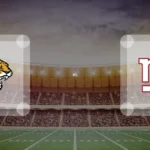 Eine Gamecard Grafik fuer das Spiel zwischen den Jacksonville Jaguars und New York Giants am 22.11.26. die zwei Teamlogos stehen sich in einem Stadion mit vielen Zuschauern gegenueber.