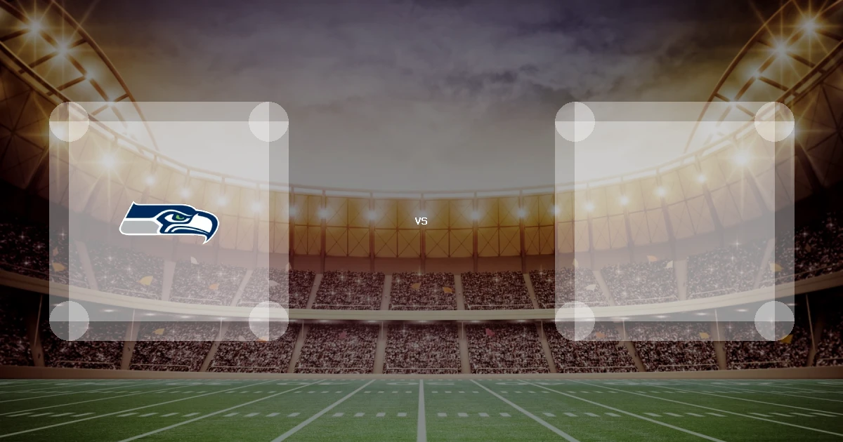 Eine Gamecard Grafik fuer das Spiel zwischen den Seattle Seahawks und Philadelphia Eagles am 20.12.26. die zwei Teamlogos stehen sich in einem Stadion mit vielen Zuschauern gegenueber.